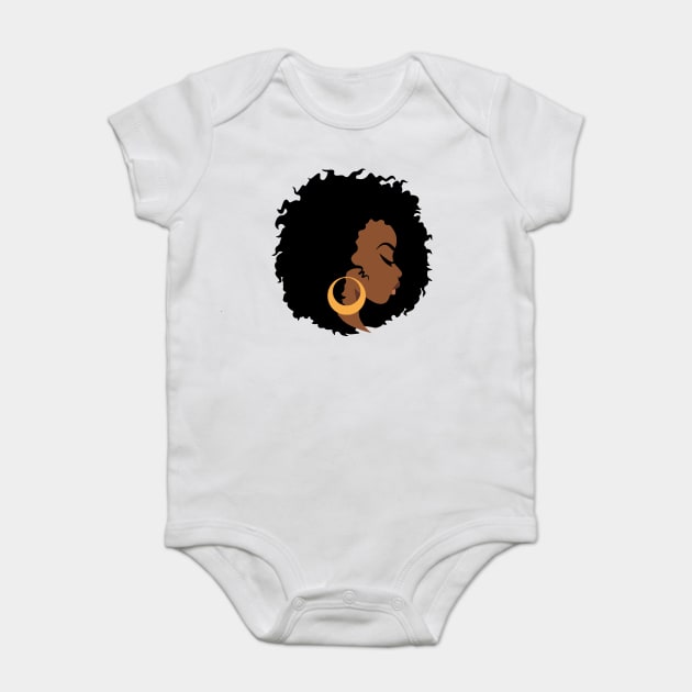 Black Woman, Black Girl Magic, African American Baby Bodysuit by UrbanLifeApparel